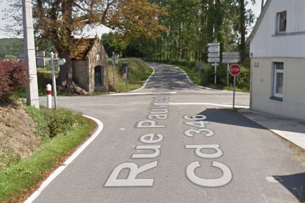 C'est à cette intersection que la collision mortelle a eu lieu ce samedi matin à Millam.