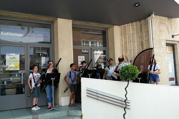 Pour la Fête de la Musique, le Conservatoire à Rayonnement Régional d'Amiens avait ouvert ses portes en grand.