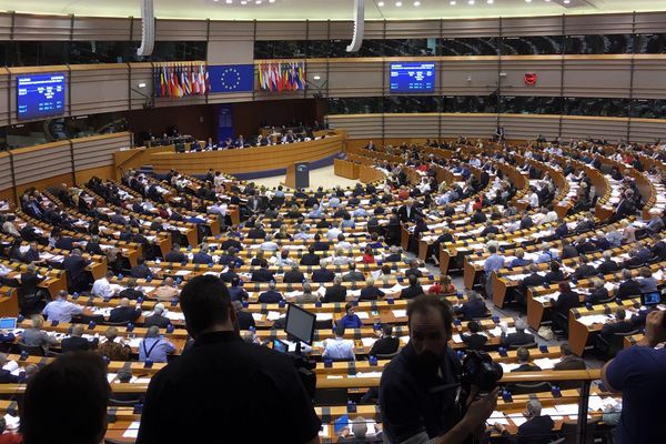 Les députés en séance au Parlement européen à Bruxelles