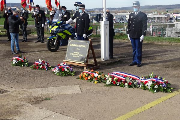 cérémonie d'hommage le 16 février au Groupement de Gendarmerie de la Haute-Saône 