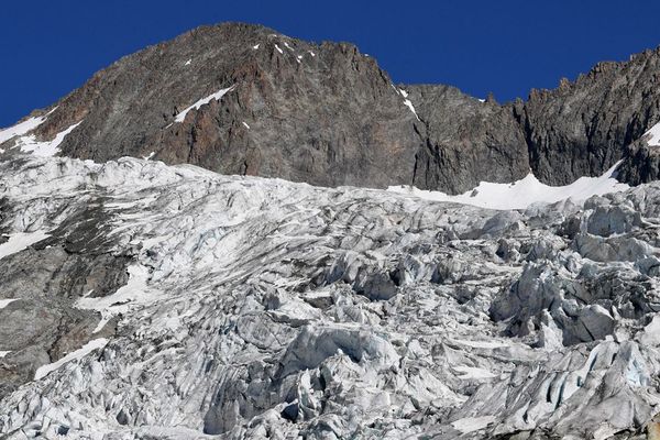 le Glacier Blanc dans le massif des Ecrins