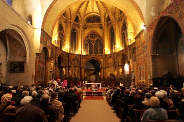 Messe à la Cathédrale de Cahors (Lot).