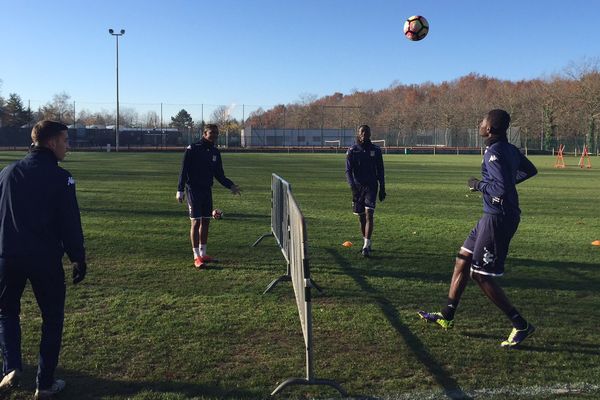 Le Limoges FC à l'entraînement