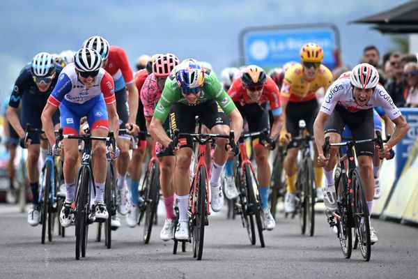 Les coureurs lors de la troisième étape du Criterium du Dauphine, le 7 juin dernier.