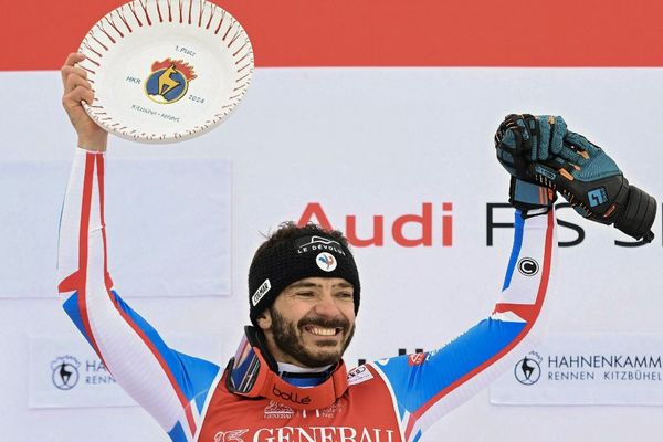 Cyprien Sarrazin a remporté vendredi la descente de Kitzbühel en Autriche le 19 janvier.