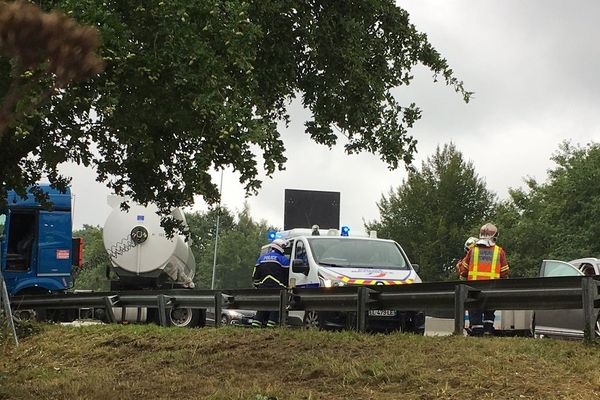 Accident sur l'autoroute A20 à Limoges