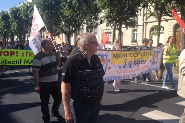 Les manifestants se sont donnés rendez-vous boulevard de la Paix à Reims