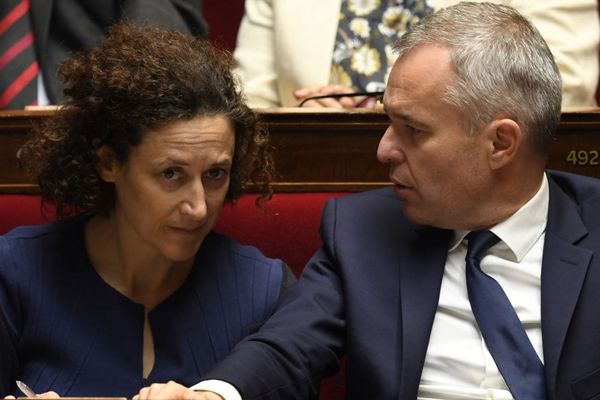 Emmanuelle Wargon avec François de Rugy à l'Assemblée Nationale