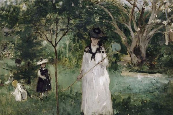 La chasse aux papillons - Berthe Morisot - Huile sur toile (1874) - Musée d'Orsay - Paris