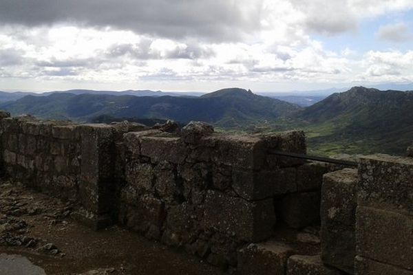 Château de Peyrepertuse dans l'Aude 