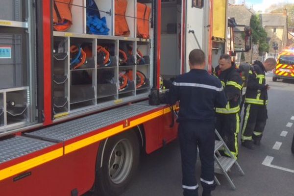 La cellule chimique des pompiers de Rennes est intervenue sur place