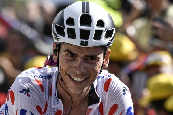 Warren Barguil pendant le Tour de France 2017