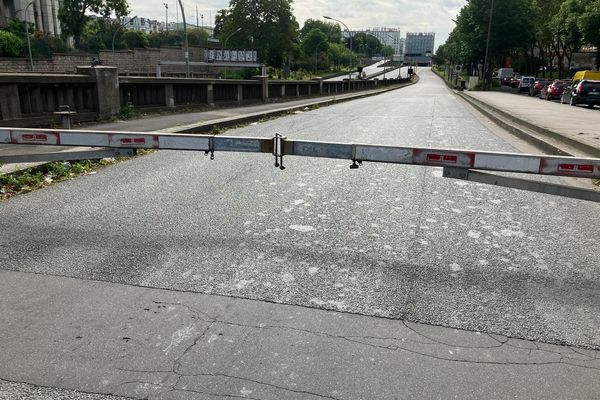 Une portion du périphérique fermée à la circulation ce mercredi matin.