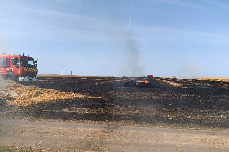 Sciecq Stubble Fire: Firefighters Bring Under Control the High-Temperature Phenomenon