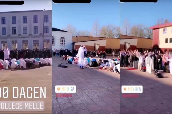 Des images extraites des vidéos du carnaval de Melle publiées sur les réseau sociaux