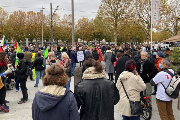 Marche pour le climat du 6 novembre 2021 à Caen 