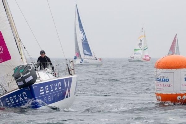 La 4é étape de la Solitaire du Figaro est partie de Roscoff jeudi 20 juin.