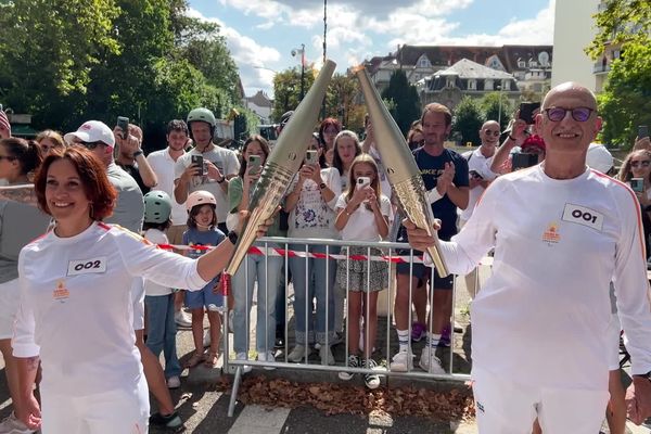 Jean-Paul Greth était le premier relayeur ce dimanche 25 août 2024.