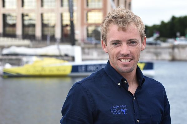 Thomas Ruyant, l'enfant du Dunkerquois se prépare au Vendée Globe 2016.