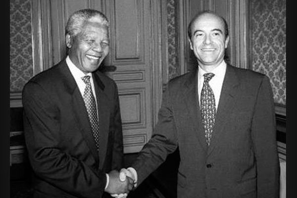 Rencontre Nelson Mandela et Alain Juppé