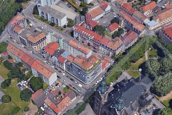 Le cambrioleur sévit dans le quartier Saint-Fridolin à Mulhouse.