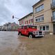 De très fortes pluies ont placé plusieurs villes de Moselle est sous l'eau, comme ici à Bouzonville.