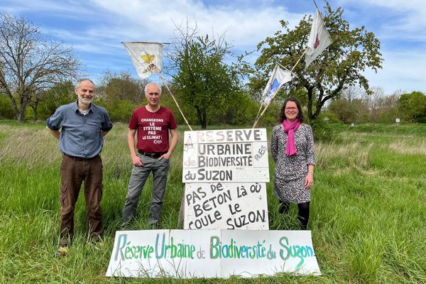 Le collectif Sauvons les berges du Suzon s'active depuis septembre 2022 pour préserver cet espace naturel de trois hectares.