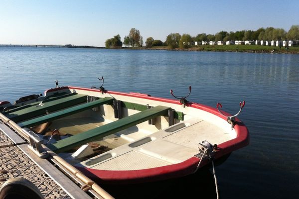 L'embarcation des victimes au Lac du Der.