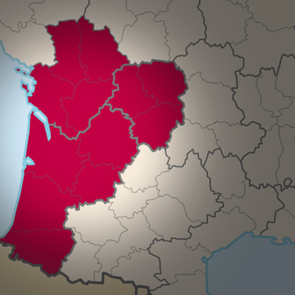 régions du sud