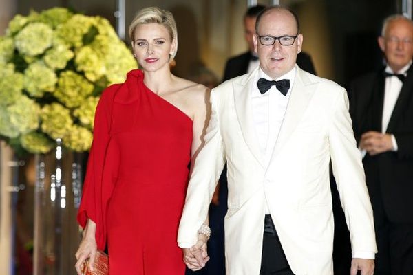 Le Prince Albert et Charlène de Monaco.