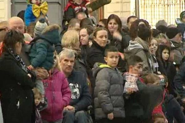 La foule s'était massée sur tout le long du parcours