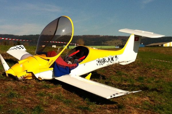 Le pilote s'en sort bien légèrement blessé 