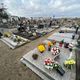 Photo prise à l'occasion d'actes de vandalisme dans un cimetière en Moselle, février 2020.