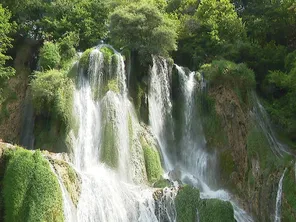 La cascade de Glandieu, à Brégnier-Cordon dans l’Ain.