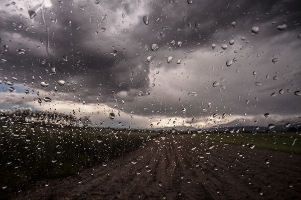 Nuages et pluie sur la Normandie