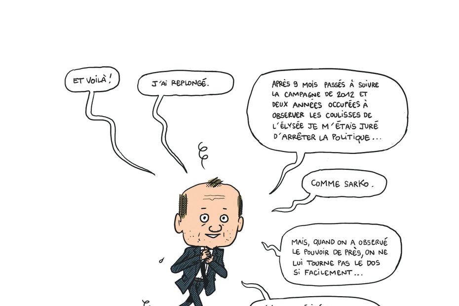 The Dijon native Mathieu Sapin tells in comics the arrival to power of Emmanuel Macron