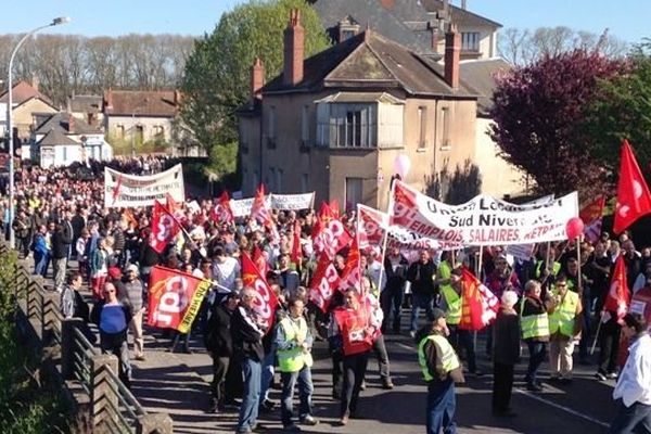 Une manifestation de soutien est organisée pour les salariés d'Anvis à Decize jeudi 10 avril 2014