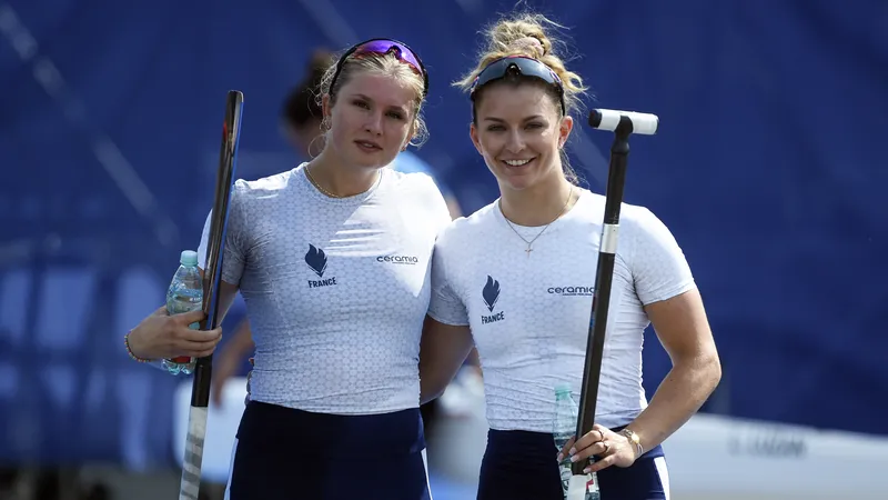 Axelle Renard et Eugénie Dorange n'ont failli pas participer aux JO de Paris. (Image prise aux championnats d'Europe en 2023)