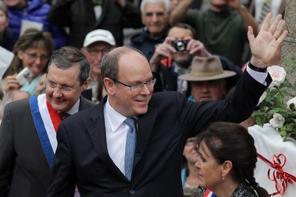 Le prince Albert II de Monaco s'est rendu lundi à Granville pour un déplacement de deux jours.