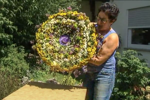 La tradition des bouquets de l'Assomption perdure dans des villages en Allemagne et en Autriche.