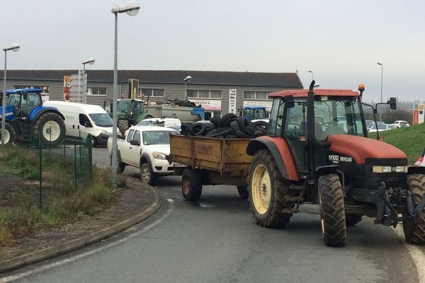 Actions de blocage des agriculteurs - Vendredi 2 février 2018