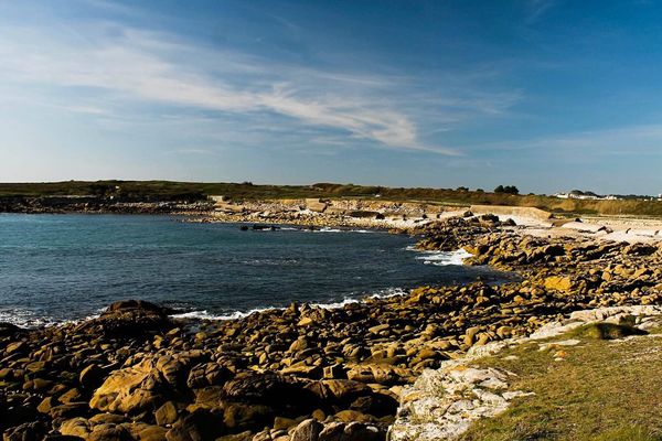 Ploemeur (56), la plage Le Courégant