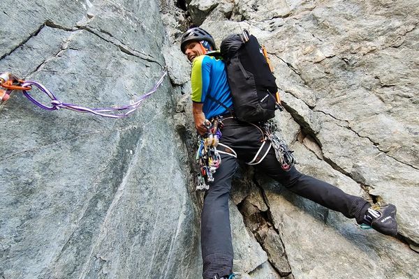 L'alpiniste a partagé cette photo, prise dans les Ecrins, sur son compte Facebook.