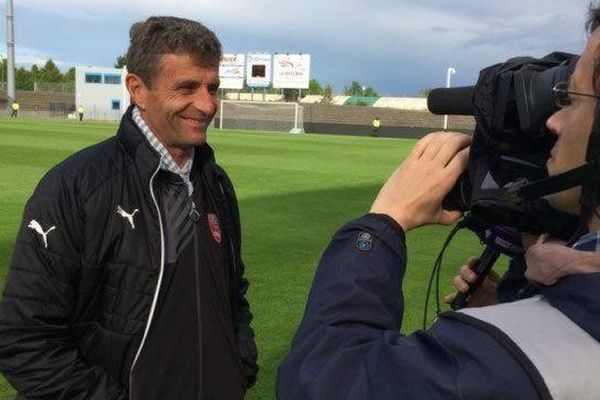 Bernard Blaquart, l'entraîneur du Nîmes Olympique - 19 mai 2017