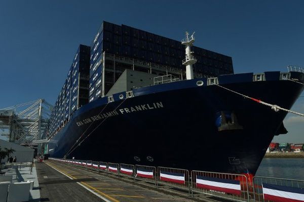 Le Benjamin Franklin, navire de la CMA CGM