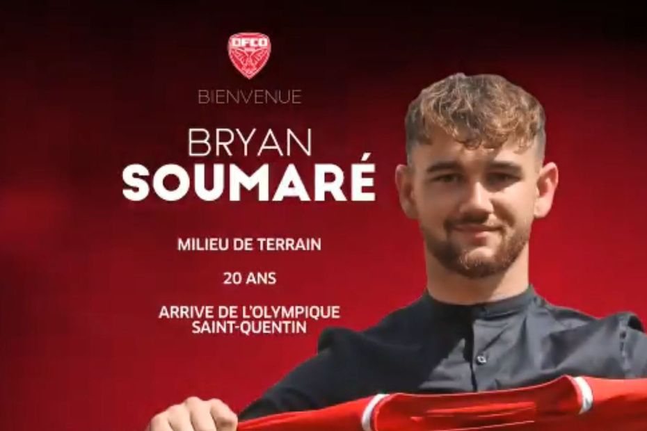 Le Saint-Quentinois Bryan Soumaré va découvrir la Ligue 1 en s'engageant avec Dijon