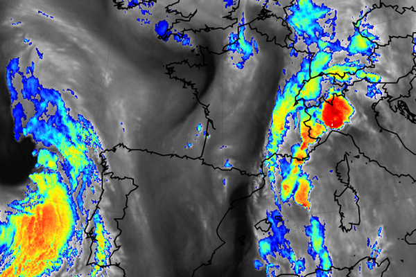 Image satellite de 6h TU le 13 octobre - EUMETSAT