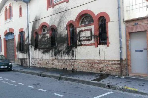 Le PS de haute-Garonne vandalisé le 26 juin dernier.