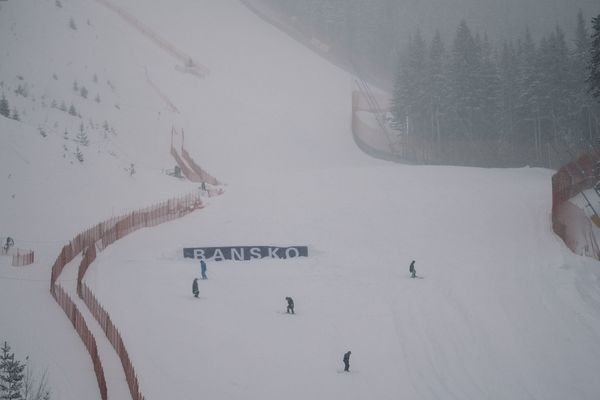 Les importantes chutes de neige ont compromis la tenue de l'épreuve.