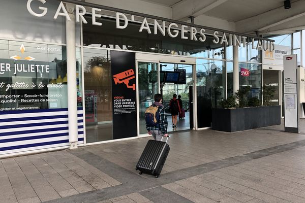 La gare d'Angers Saint-Laud